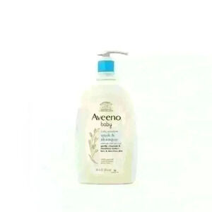 NIP Aveeno Baby Gentle Wash & Shampoo with Natural Oat Extract- 33 fl oz